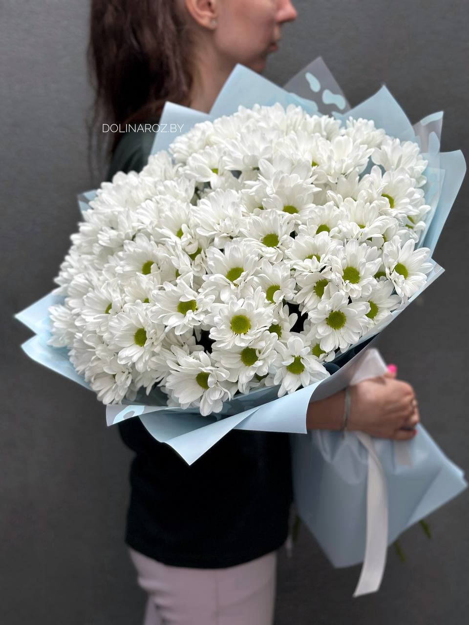 Букет хризантем "Улыбнись"