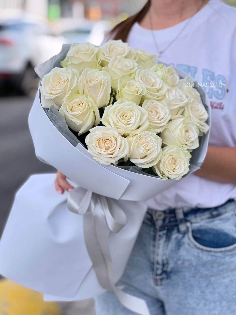 Bouquet of roses "Gentle evening"