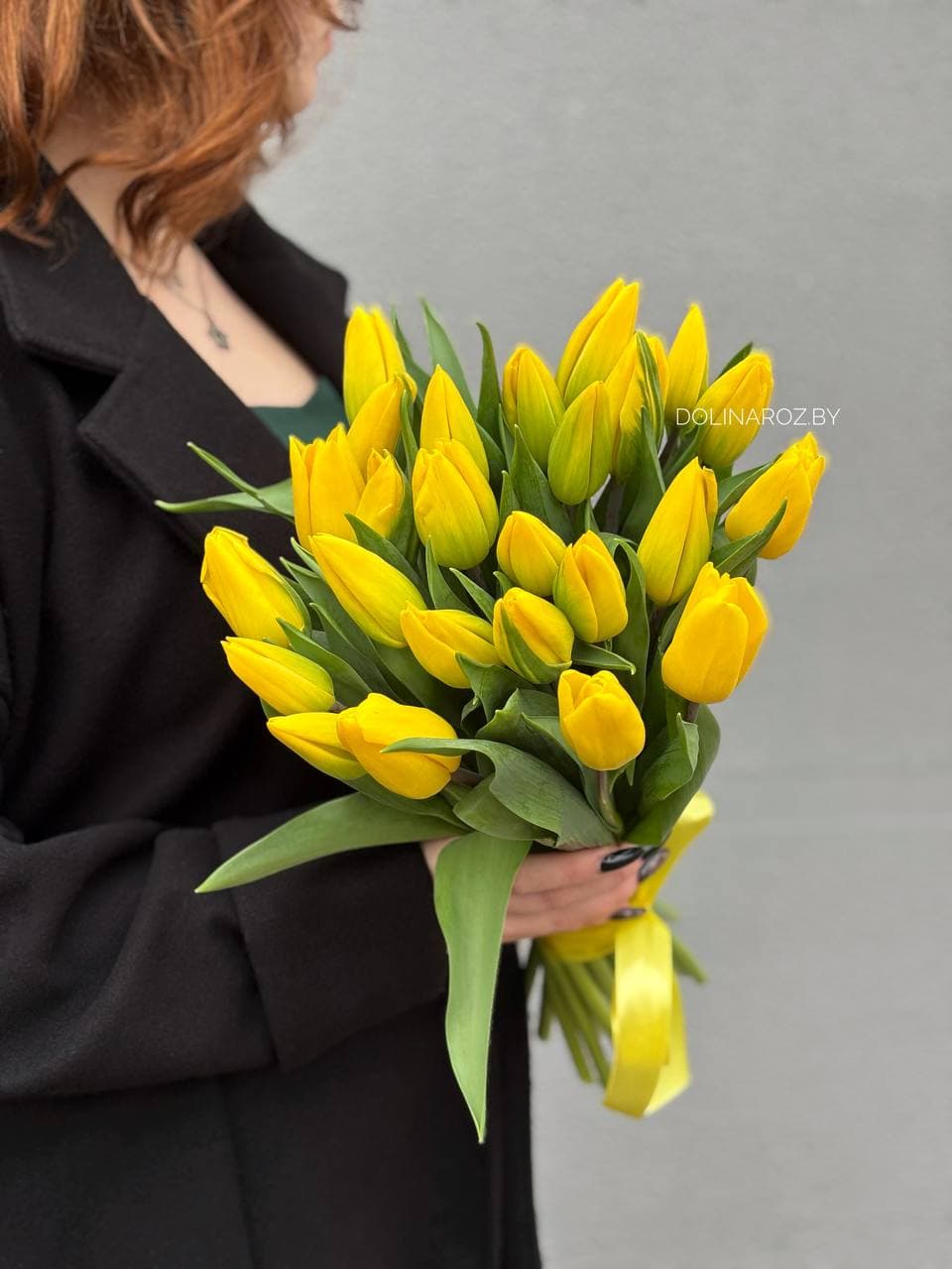 Букет тюльпанов «Желтые 25»