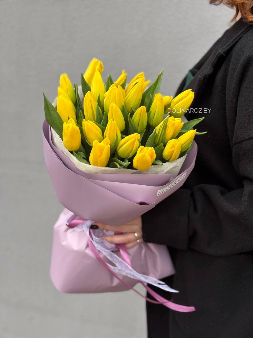 Букет тюльпанов «Весенние краски»