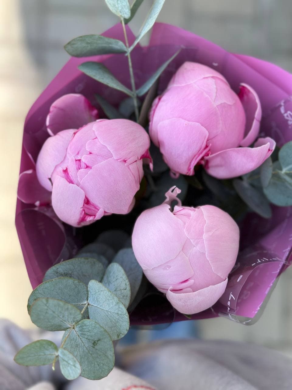 Bouquet of peonies "Romantic mood"