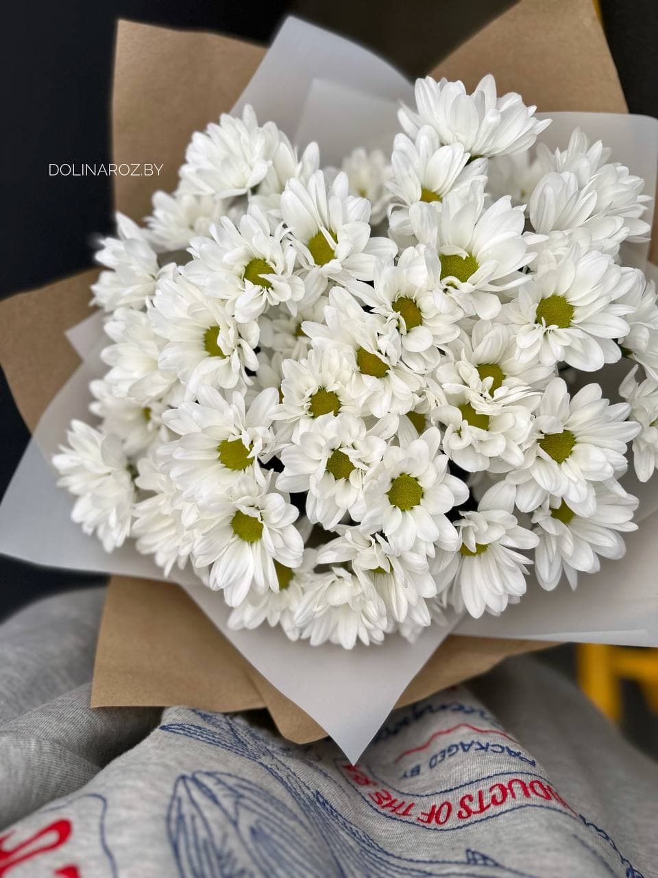 7 веток ромашек "Белая бакарди"