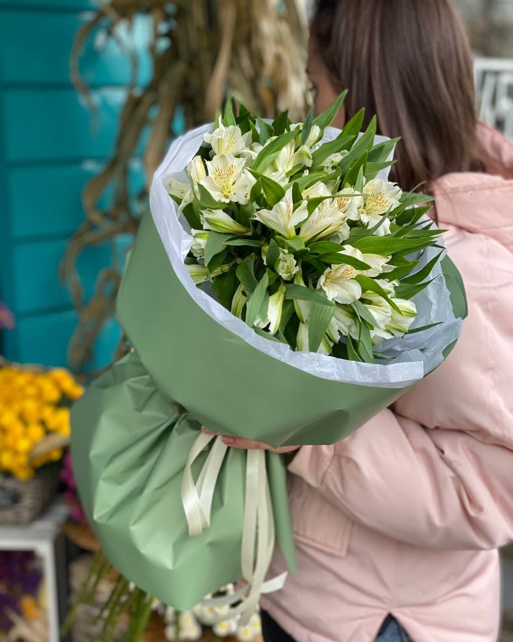 Bouquet of alstroemerias "Craft"