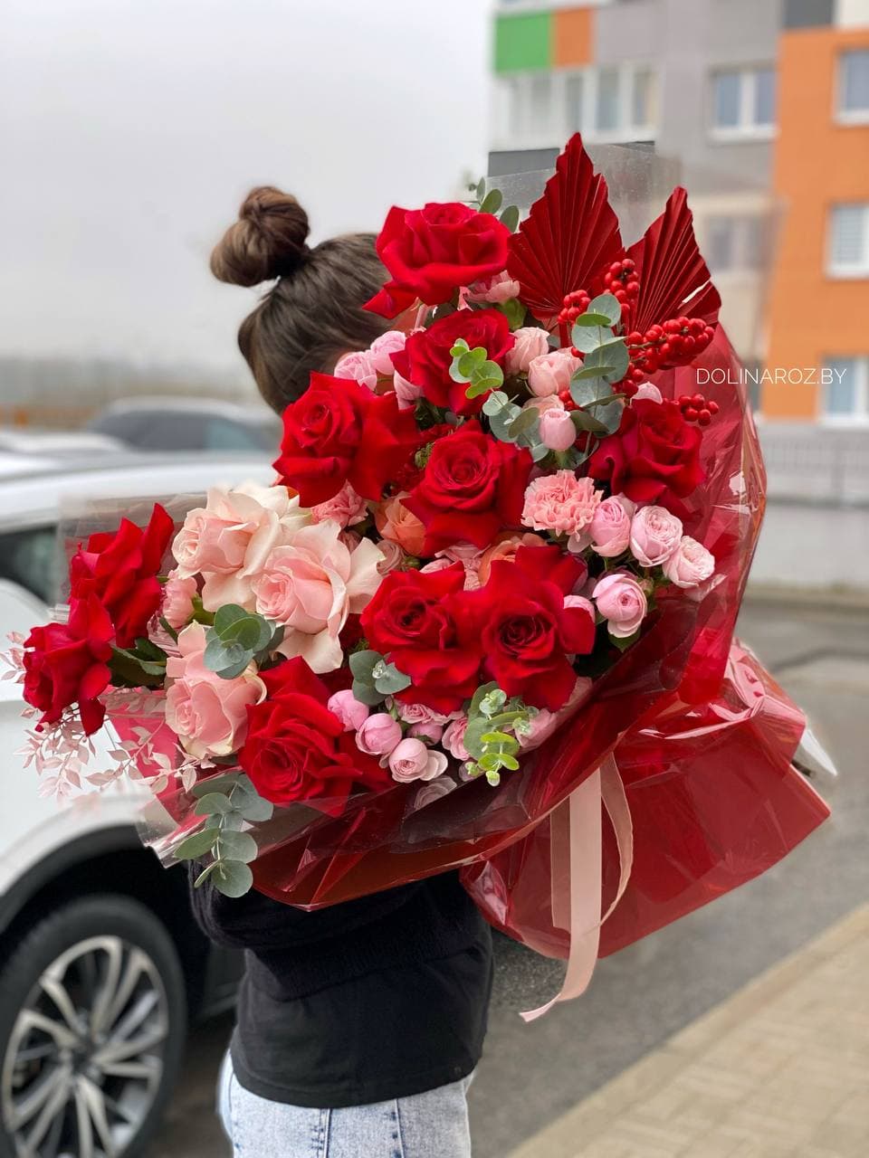 Составной букет "Контраст"