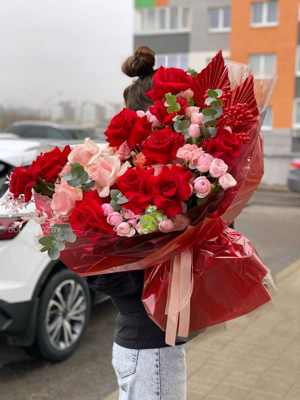 Составной букет "Контраст"