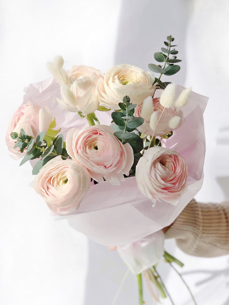 Букет ранункулюсов "Теплота"