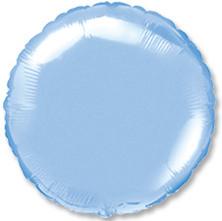 Foil balloon "Blue circle"