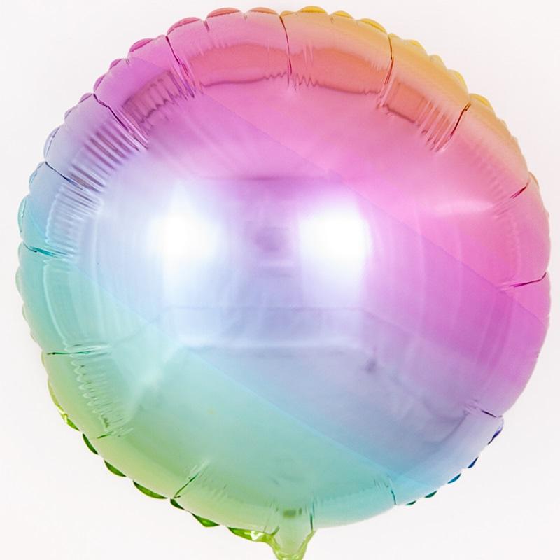 Foil balloon "Circle rainbow"