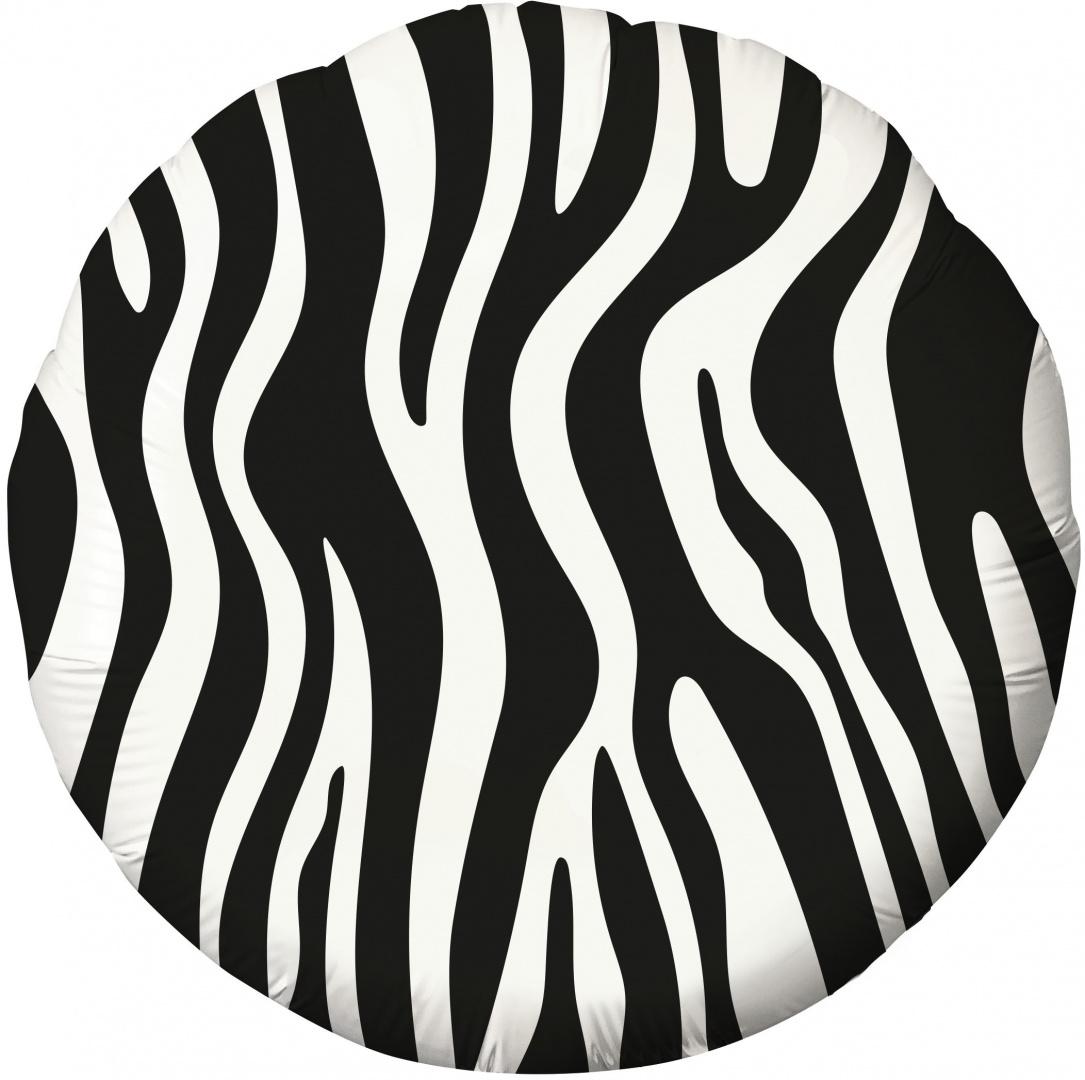 Foil balloon "Circle. Zebra"