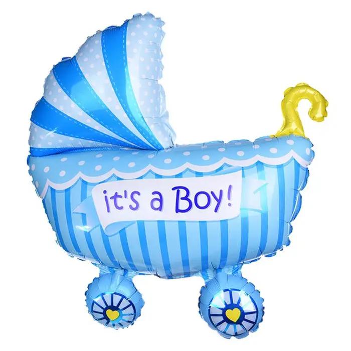 Foil balloon "Blue stroller. It's a boy"