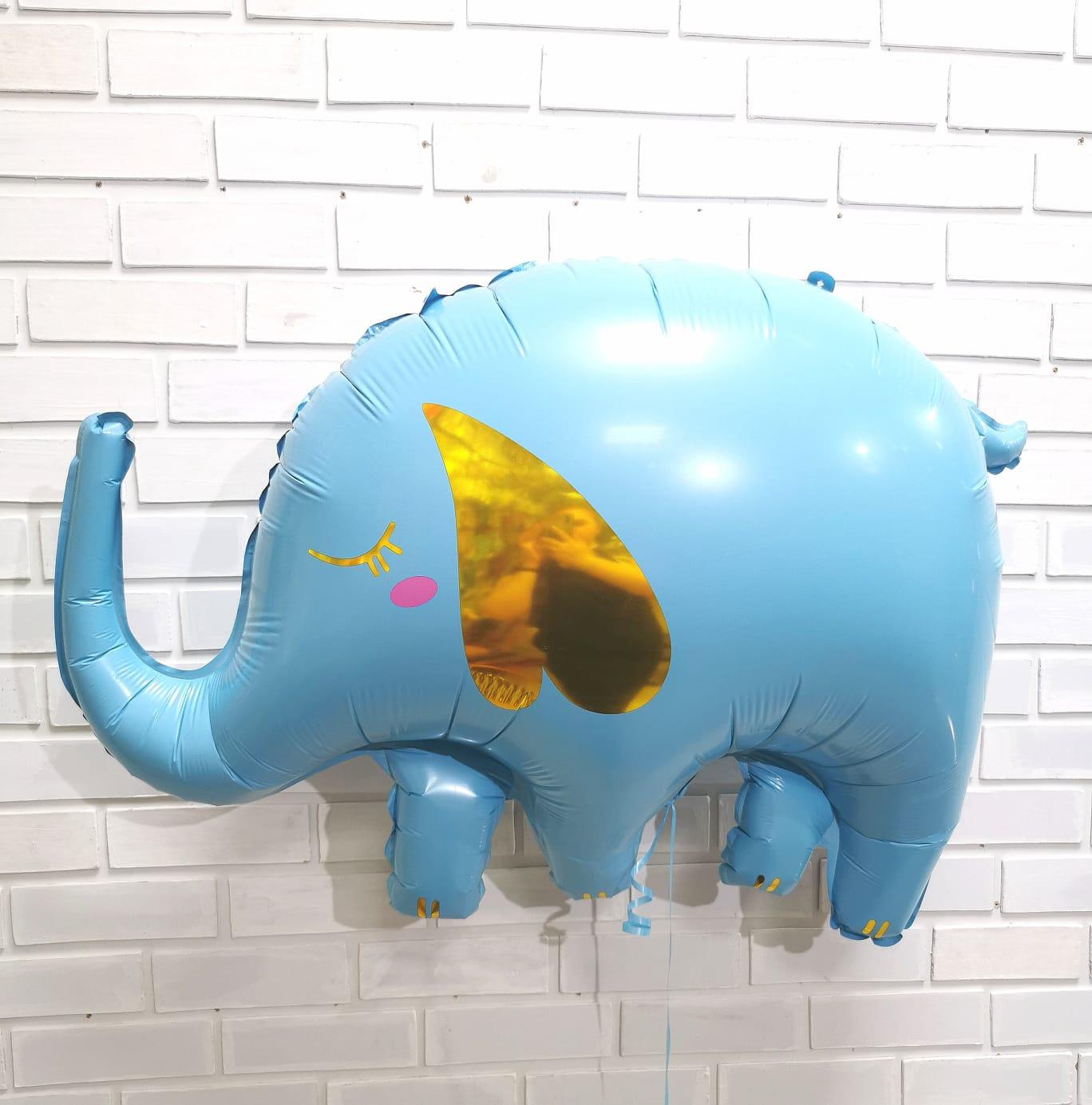 Фольгированный шар "Голубой слоник"