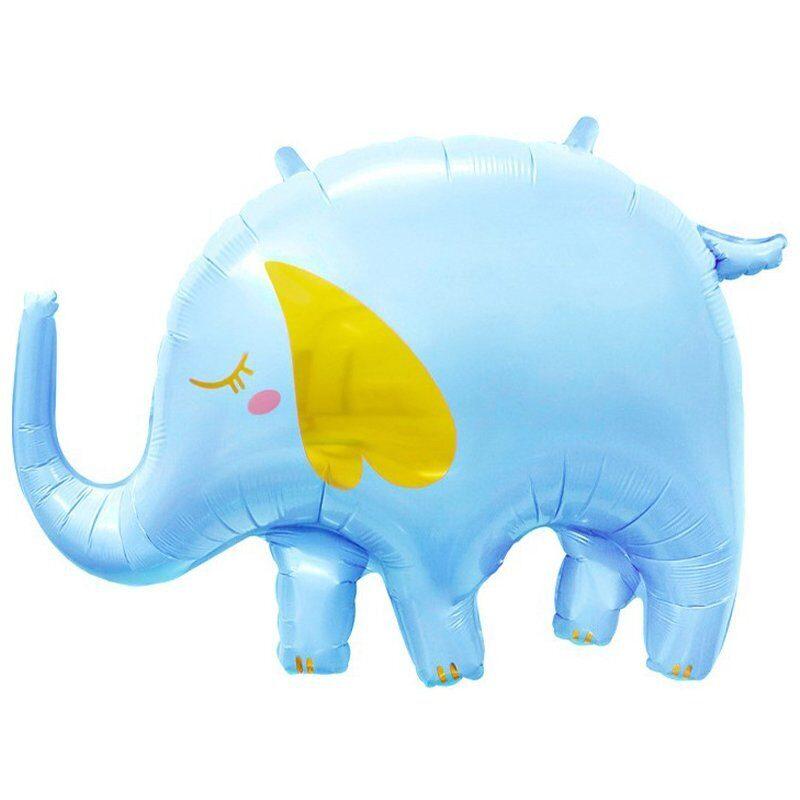 Фольгированный шар "Голубой слоник"