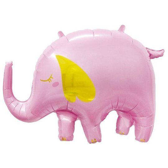 Фольгированный шар "Розовый слоник"