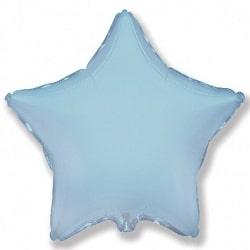 Foil balloon "Blue Star"