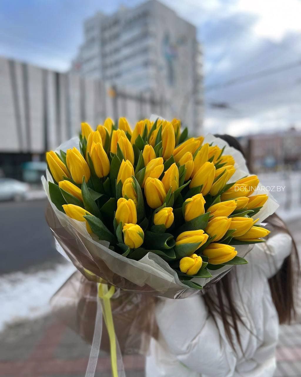 Букет тюльпанов "Желтый 51"