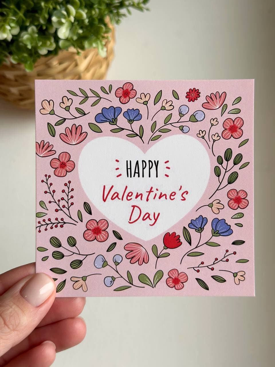 Вкладыш "14 февраля. Цветы"