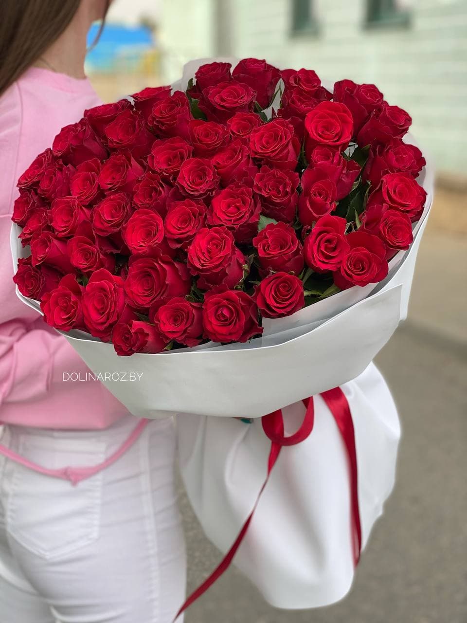 Bouquet of roses "Burning Kiss"