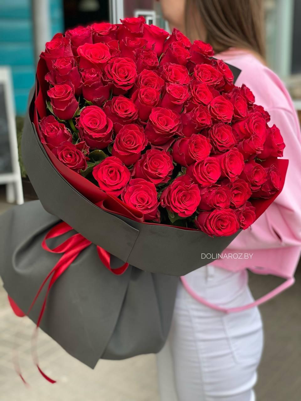 Букет роз "Фламенко"