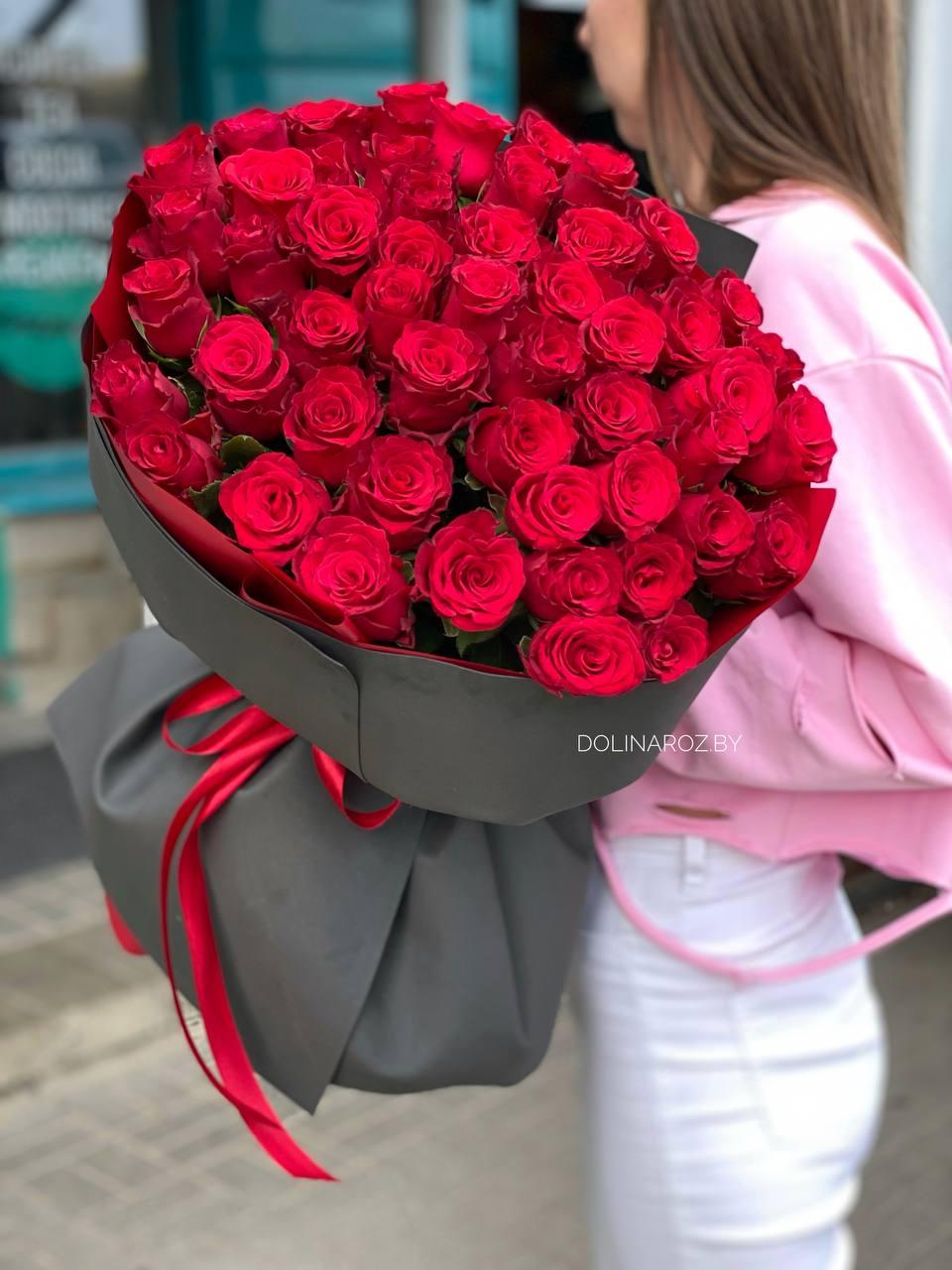 Букет роз "Фламенко"