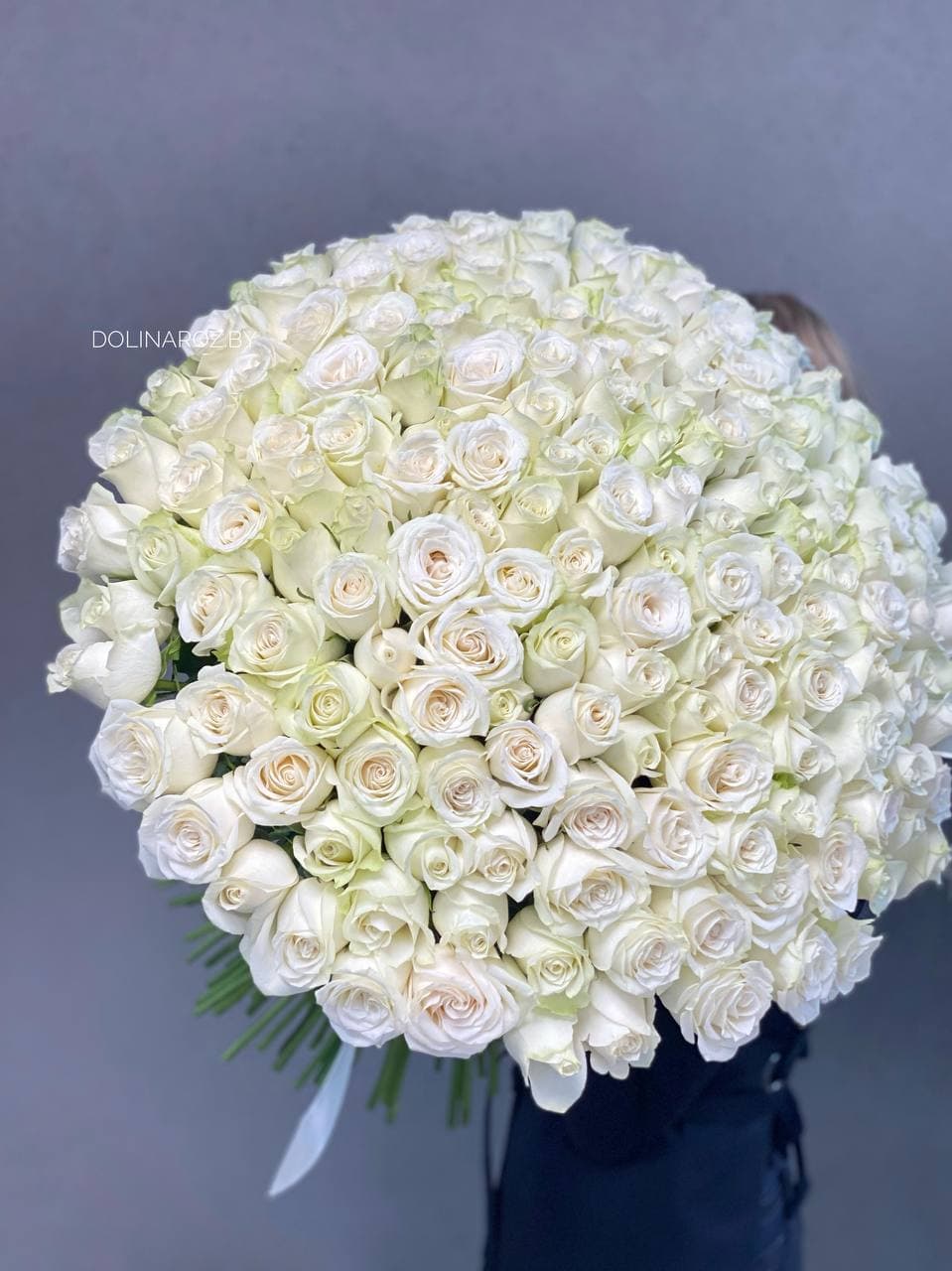 Bouquet of roses "151 white"
