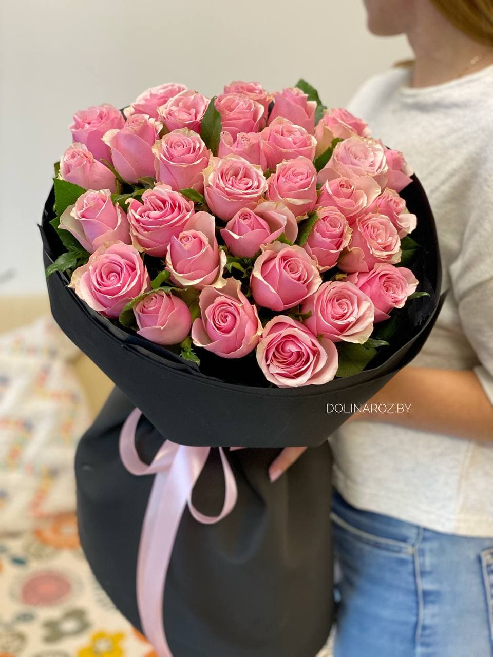 Bouquet of roses "Black Flamingo"