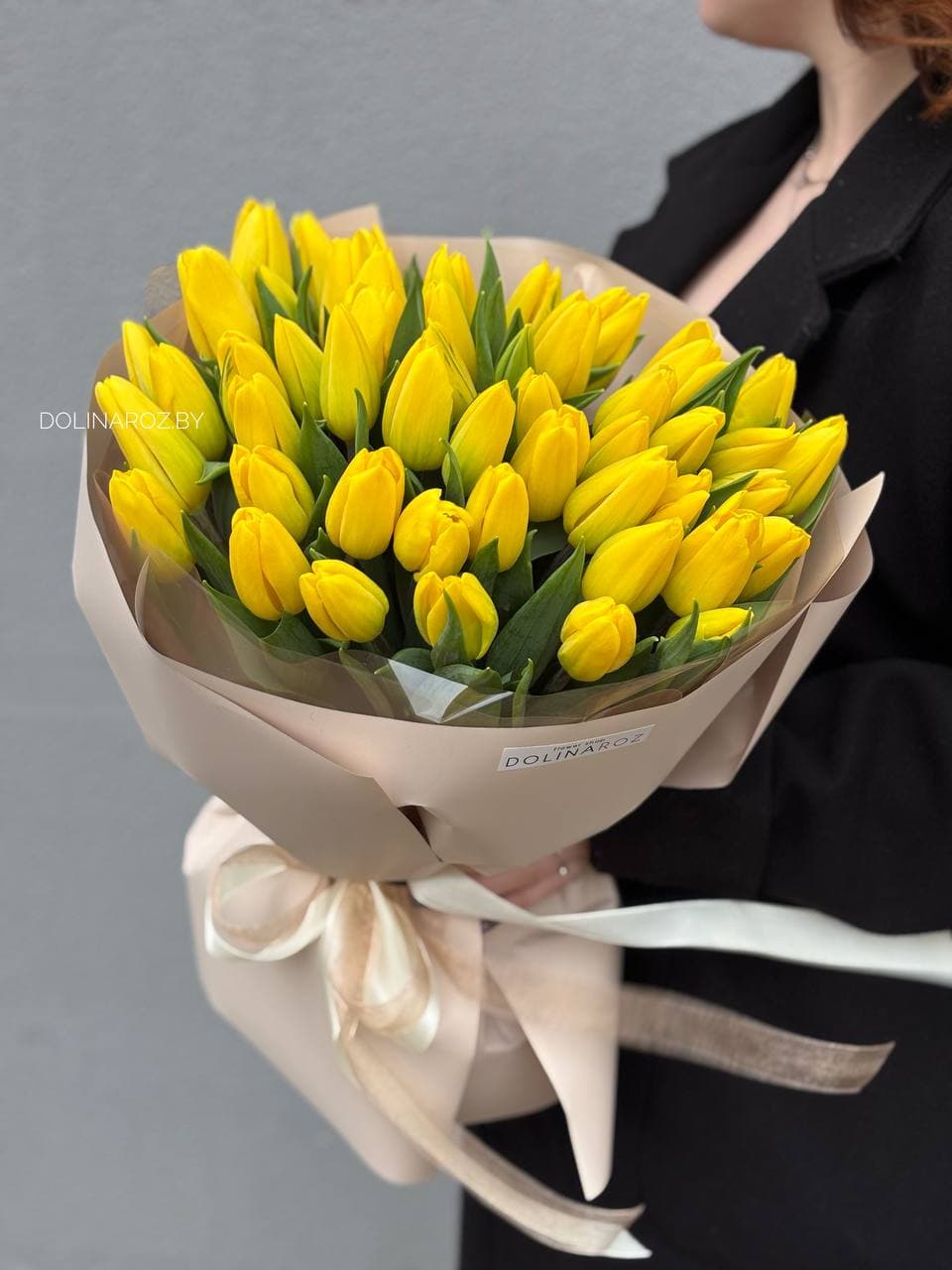51 желтый тюльпан "Элина"
