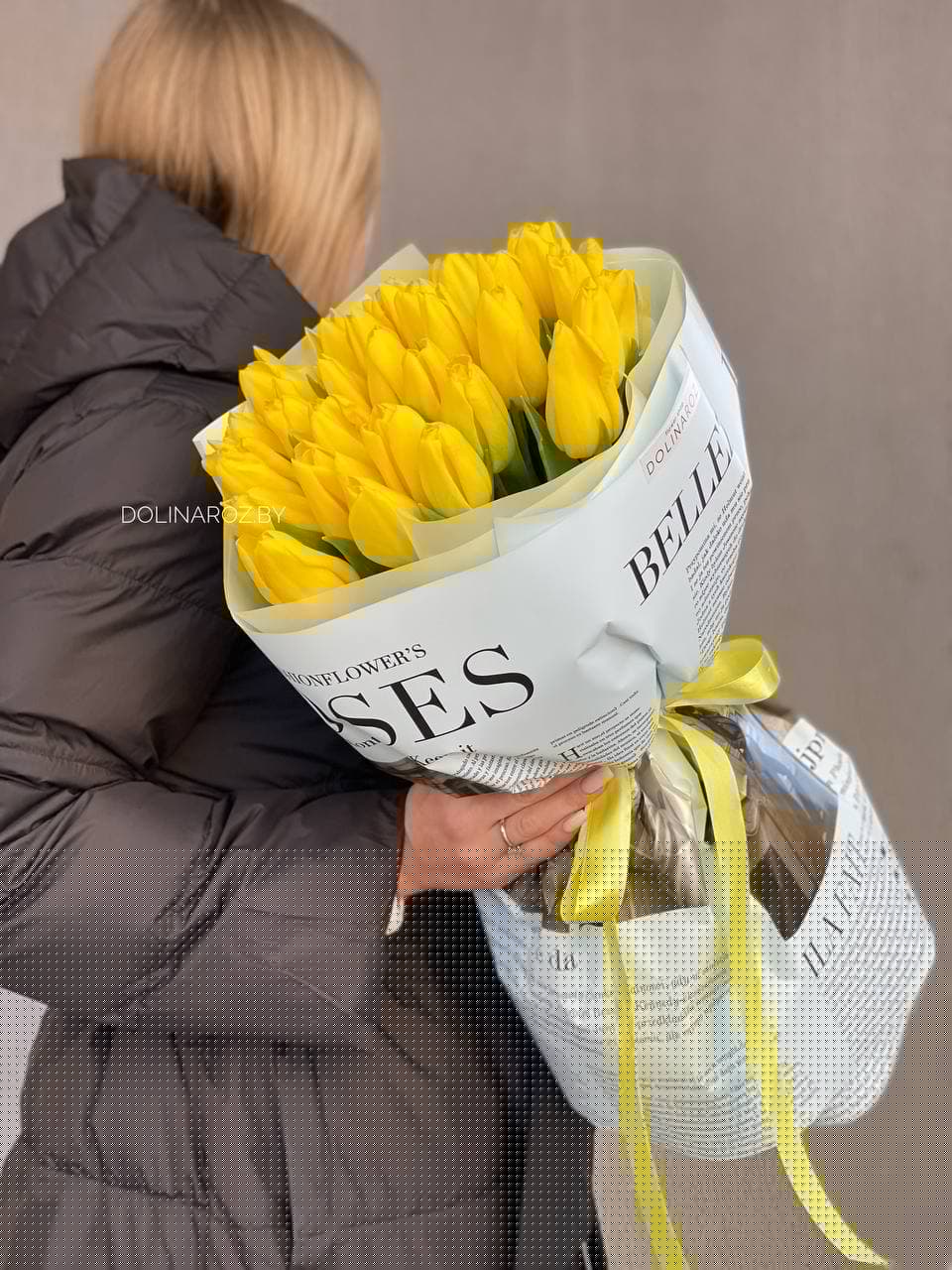 Букет тюльпанов «Желтый 31»