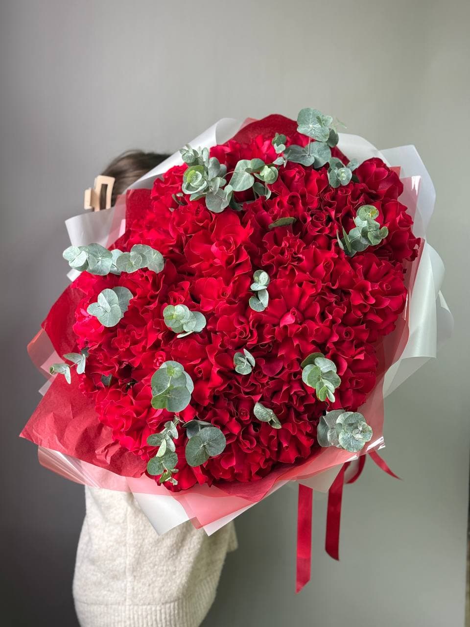 51 красная французская роза "Пасодобль"