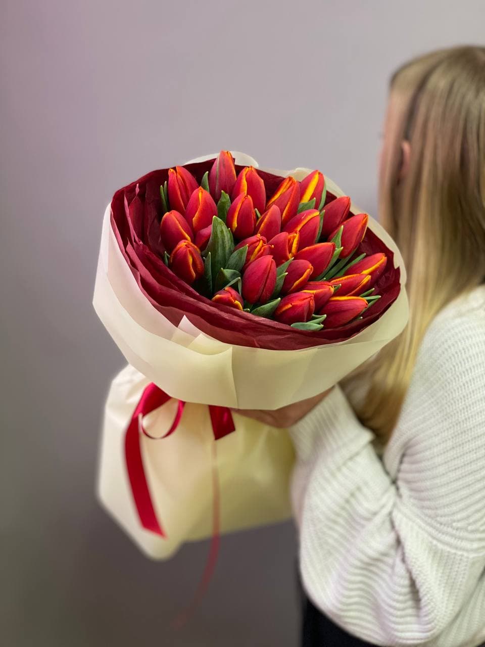 Букет тюльпанов "Боди 25"