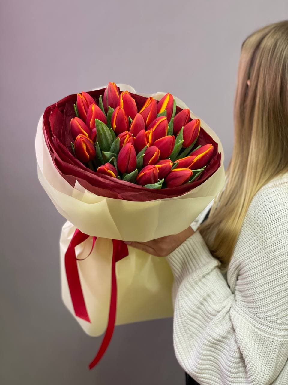 Букет тюльпанов "Боди 25"
