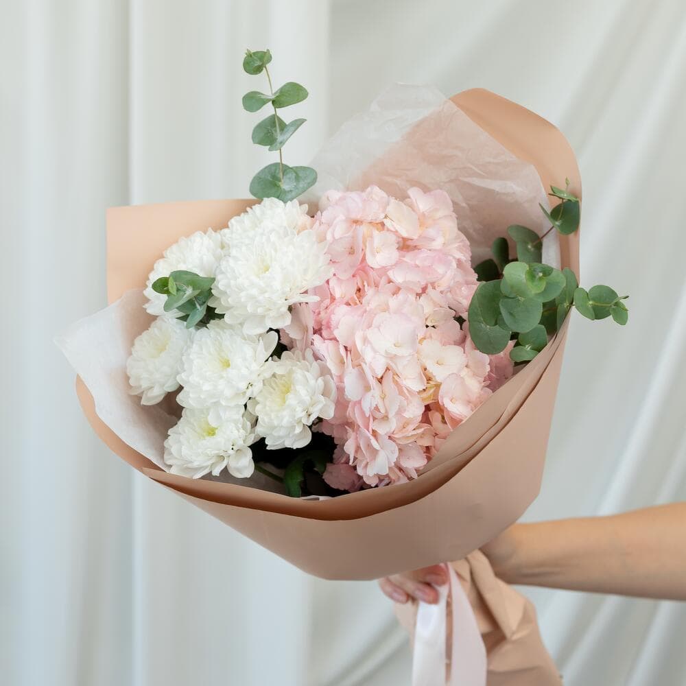 Составной букет "Первый поцелуй"