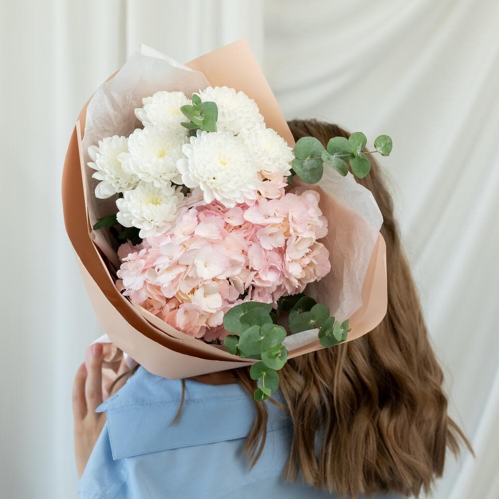 Составной букет "Первый поцелуй"