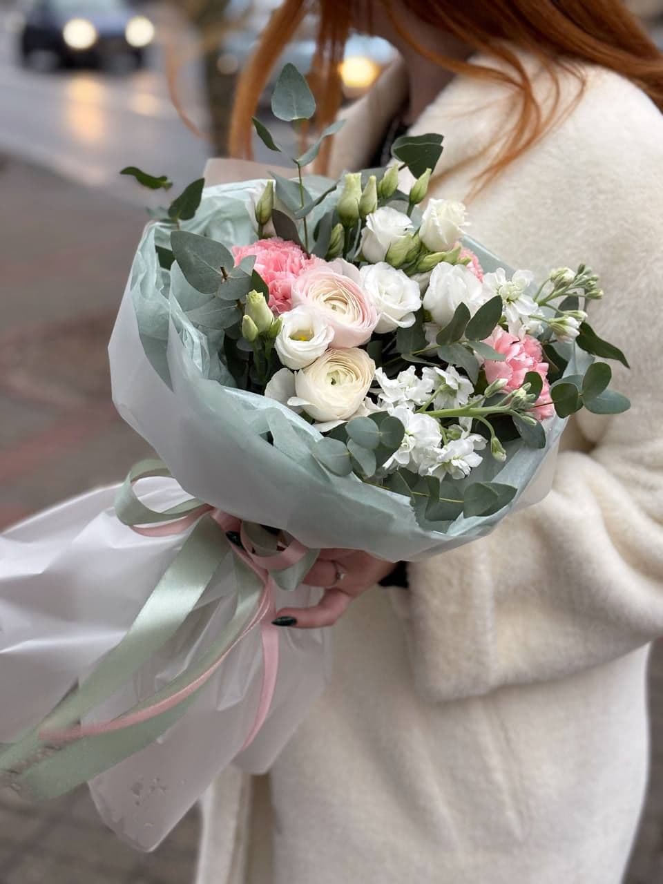 Composite bouquet "Cream"