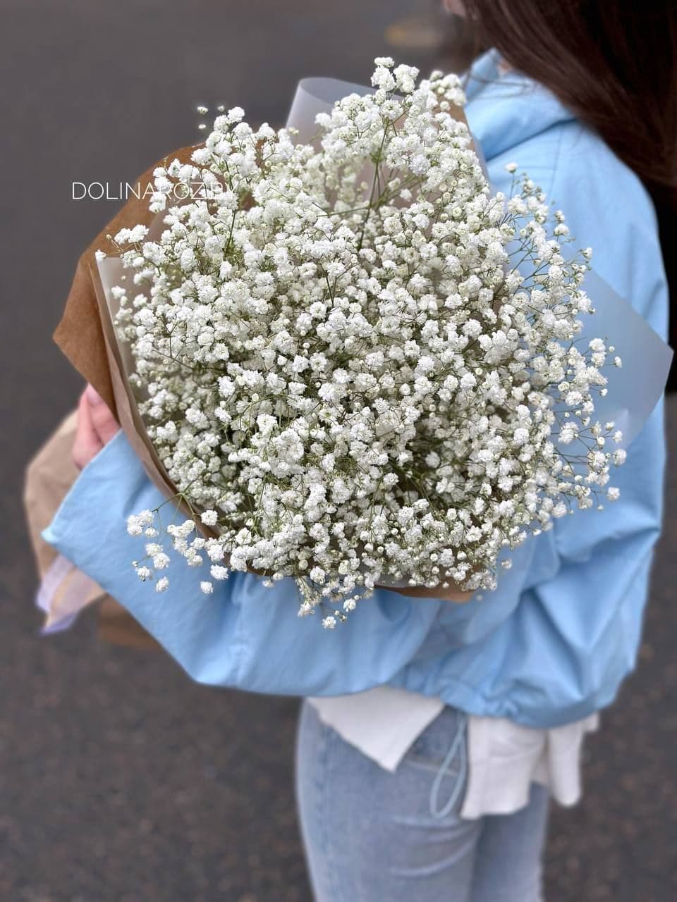 Bouquet of gypsophila "Vintage"